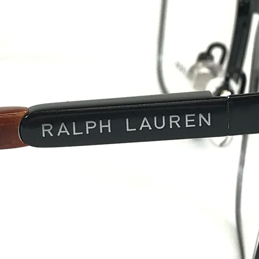 Ralph Lauren Eyeglasses Frames RL5100 9003 Black Brown Horn Square 53-18-145
